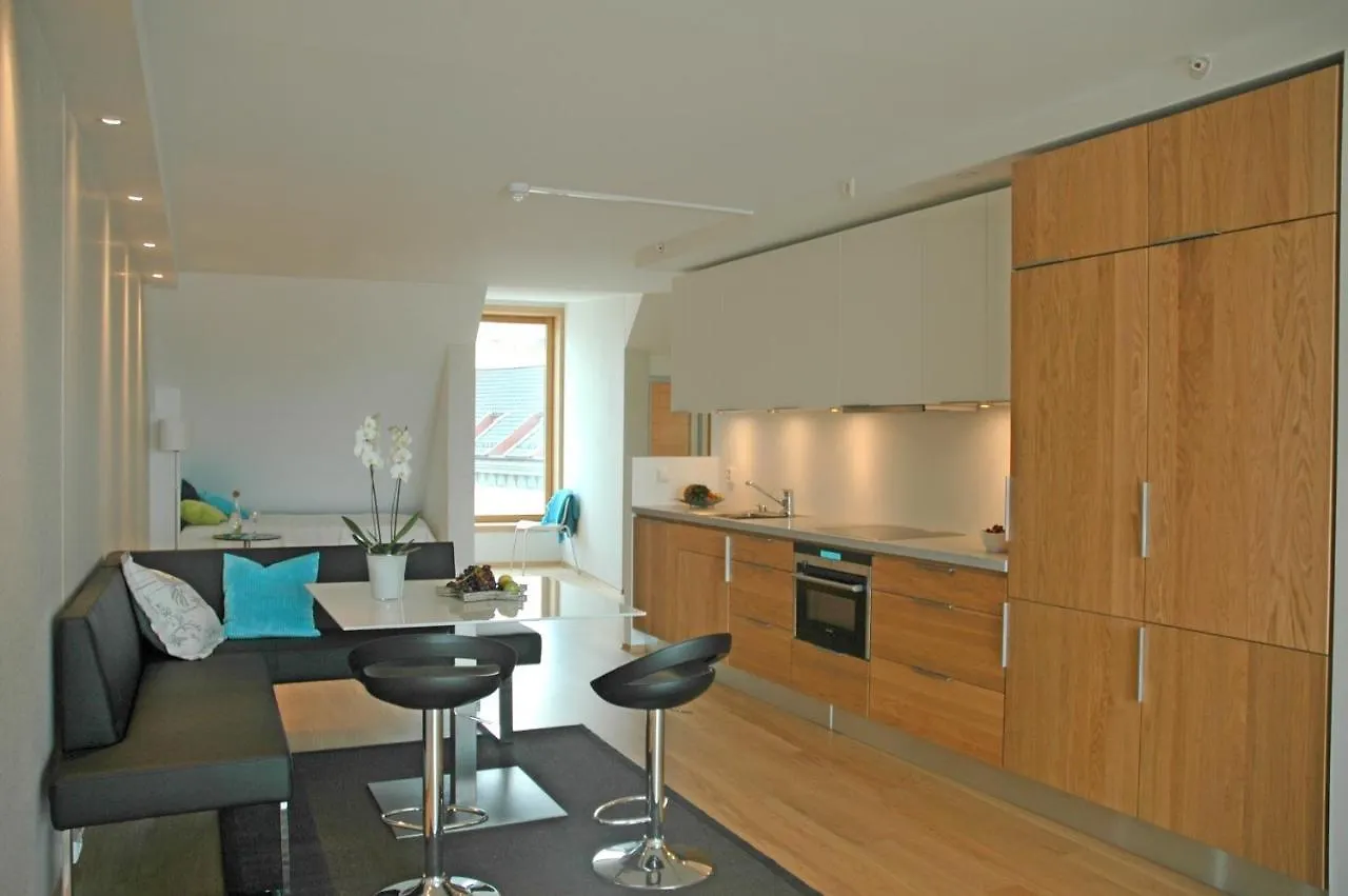 Daire Bryggen Panorama Suites Bergen